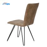 Mid Century Leather Modern Dining Chair Fashionable With Customized Design Dc