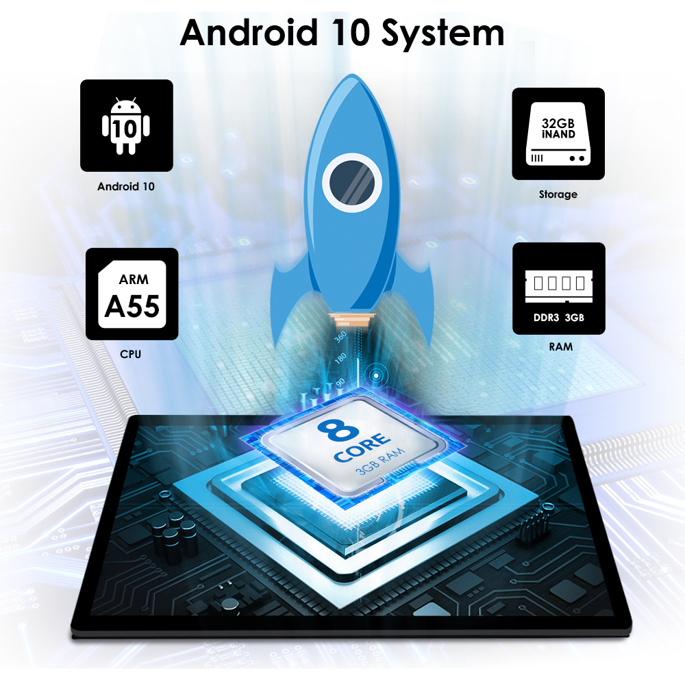 9/10 Inch MTK Car Android Touch Screen GPS Stereo Radio Navigation System for Audio