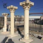 Marble Roman Column Garden Natural Stone Outdoor House Building Decorative