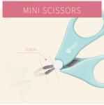 BY18ZJT04 Baby Clipper Set Scissors Clippers Tweezers File Nail Care Suits