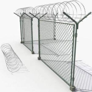 Wholesale High 1.8m 30m Roll Airport Security Fencing Europe Green Pvc Coated from china suppliers