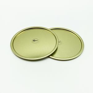 Wholesale Food Cans Standard Bottoms lids, Customized Colors BPA FREE, Round shape Flat lids from china suppliers