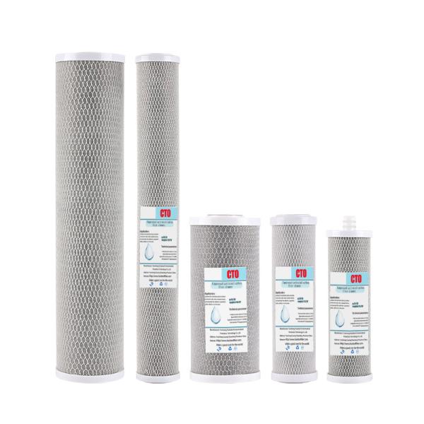 10 Inch 20 Inch CTO Block Activated Carbon Water Filter Cartridge for Water