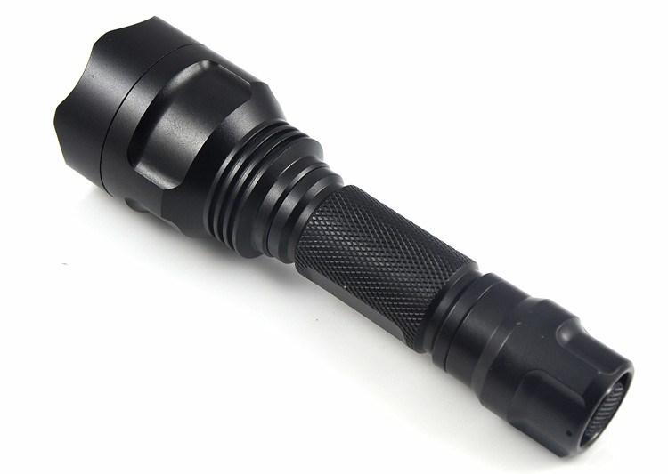18650 Rechareable CREE C8 XML-T6 High Power 1200 Lumens LED Flashlight with 5 Modes