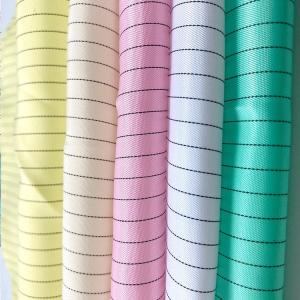 Wholesale Carbon ESD Anti Static Polyester Fabric For Cleanroom Hospital Dress from china suppliers