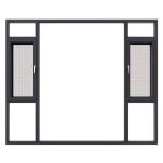 8-Way Seal European Style Thermal Break Aluminium Casement Windows for