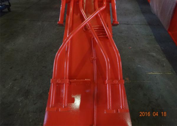 Auxiliary Long Reach Excavator Booms 18 Meters High Security With Hydraulic