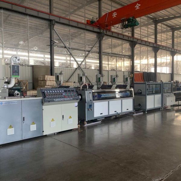 Automatic HDPE Plastic Prestressed Spiral Pipe Making Machine with High Strength Structure