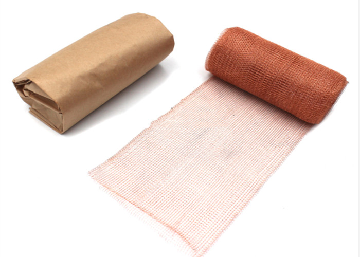 100mm Width Copper Knitted Mesh For Distillation Column Packing