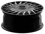 6x139.7 22x9.5 Custom 1-PC Rim Black Machined Face For Lexus 600