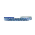 Highlight Printing Satin Grosgrain Ribbon , Christmas Gifts Reversible Satin
