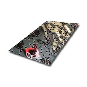 Wholesale Perforated Ripple Finish 304 316 Stainless Steel Sheet For Ceiling Wall Panels from china suppliers