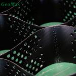 Black HDPE Geocell 200mm Height 660mm Welded Structures For Retaining Walls
