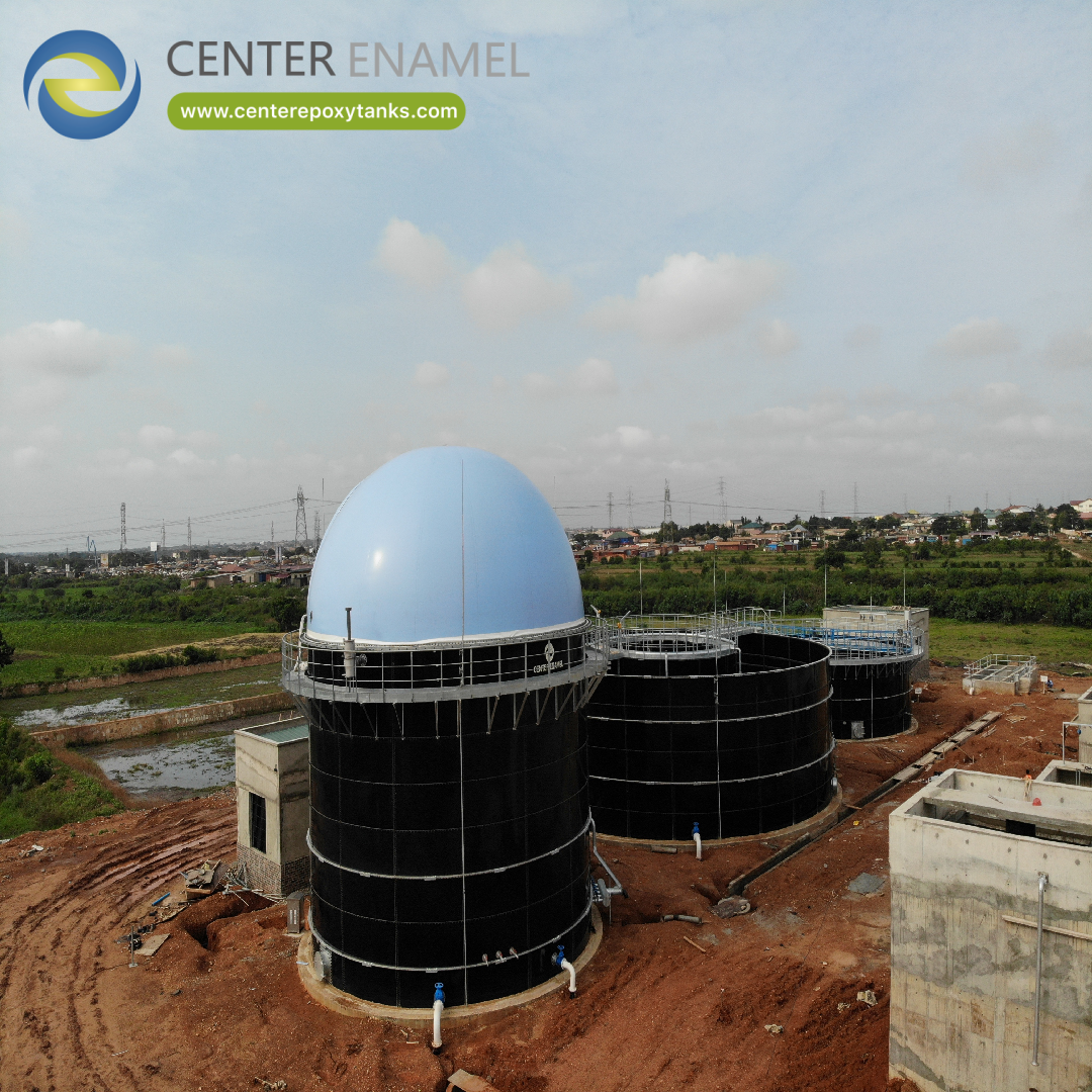 China Double Membrane Roofs for Digester Tank Wastewater Treatment: Integral to biogas capture in wastewater systems on sale China Double Membrane Roofs for Digester Tank Wastewater Treatment: Integral to biogas capture in wastewater systems on sale