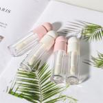 Cosmetic bottle for Lip Balm Round Empty Crown Plastic Lip Gloss Oil Packaging