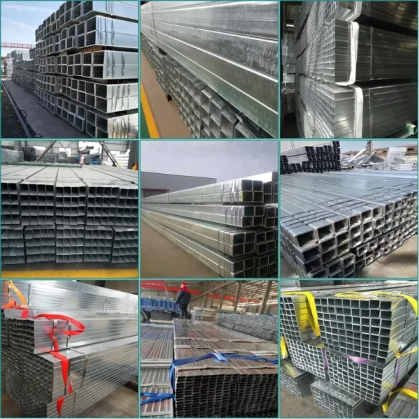 20×20 25×25 30×30 Galvanized Square Pipe RHS SHS 2x2 Galvanized Square Tubing