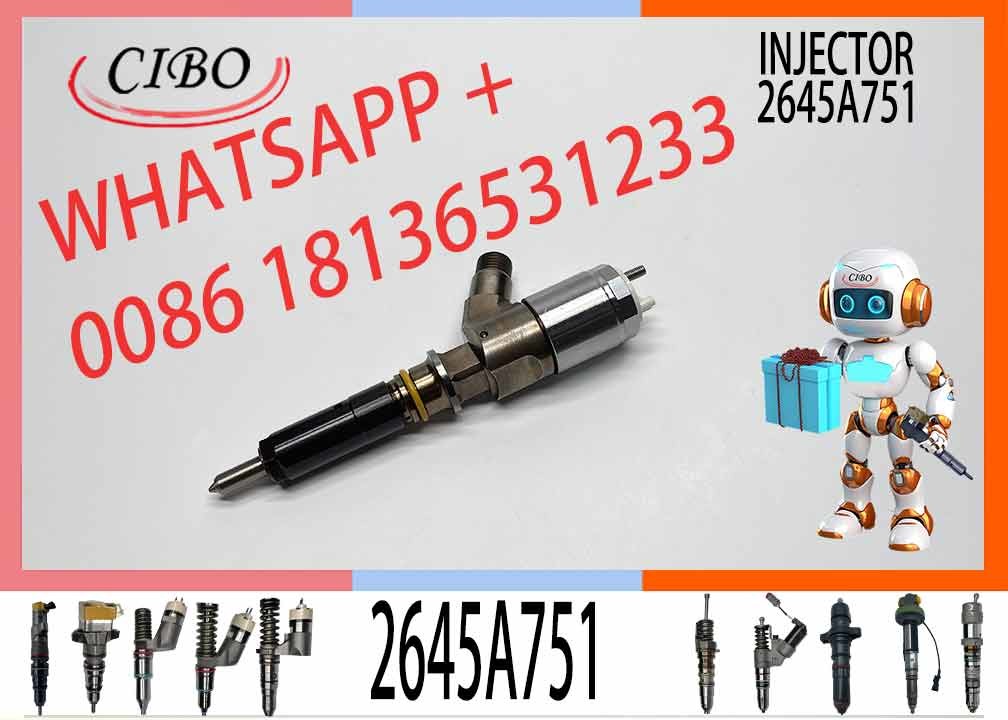 C+ For Excavator Injector Assy 306-9390 310-9067 2645A747 10R-7671 2645A751 320-0655for Engine C4 C6