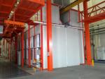 Heavy Machinery Paint Booth For Yuanda Group Equipments Spray Booth Top Open