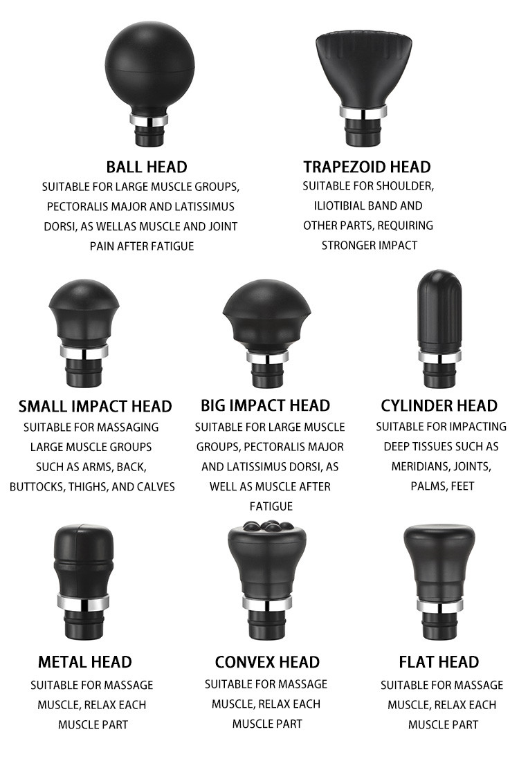 2600mAh Ergonomic Professional Handheld Massager For Physiotherapists