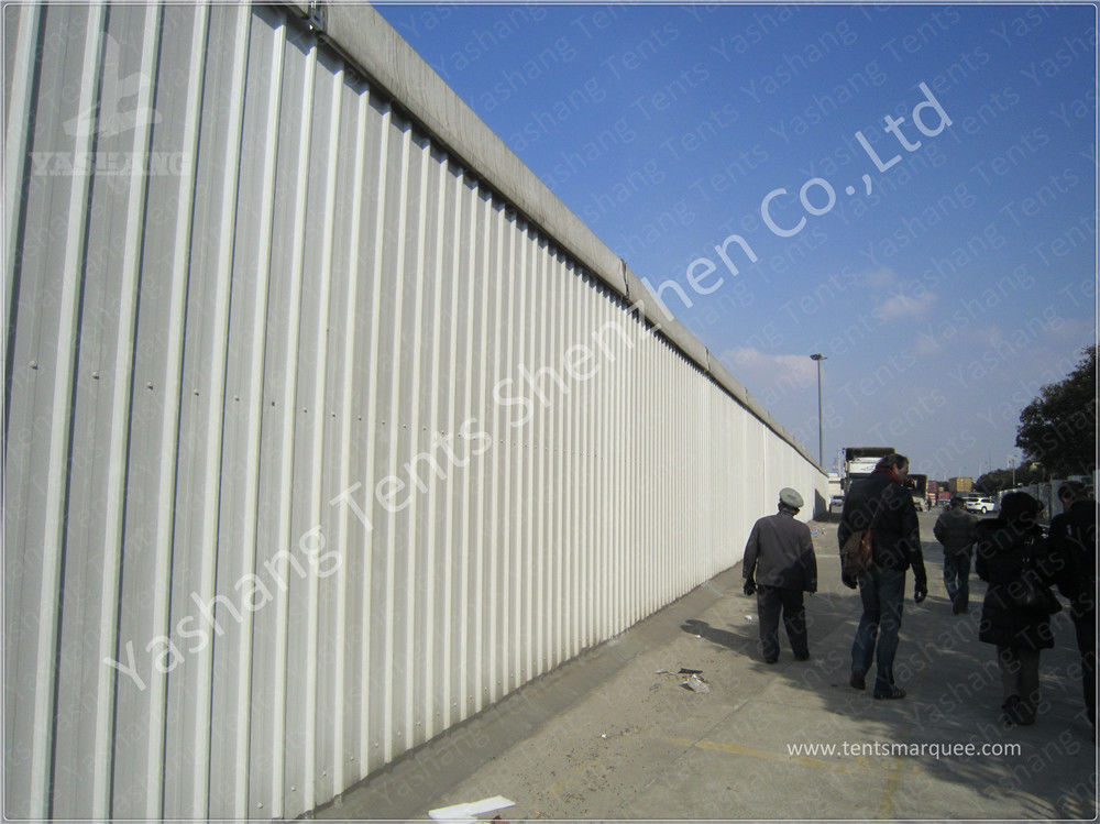 Waterproof Outdoor Event Tent Fittings Glass Wall / ABS Wall / Corrugated Sheet Wall