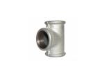 Customized Size Black Malleable Iron Pipe Fittings Equal 90 Degree Tee DIN
