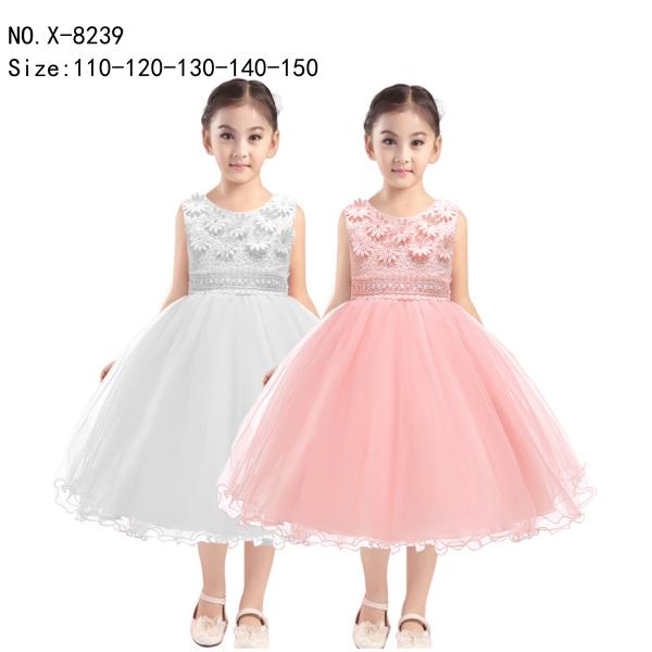 girl's princess dress evening dress wear party dress ready goods ready to ship