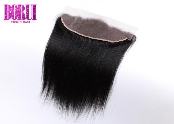 Ear To Ear Human Hair Lace Frontal Closure Straight Indian Environmentally