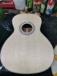 Custom OM Body Solid Europe Spruce Top Ebony Fingerboard Rosewood Back Side