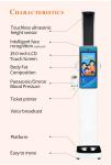 Height Weight Health Checkup Station Machine Used To Measure Blood Pressure