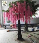 UVG unique wedding ideas decorative small artificial wisteria blossom indoor