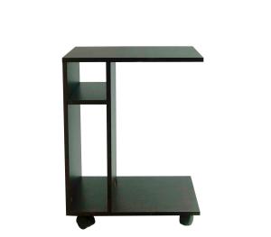 Wholesale Movable Wheels Wooden Occasional Tables Three Shelves Storage For Snacks / Drink from china suppliers