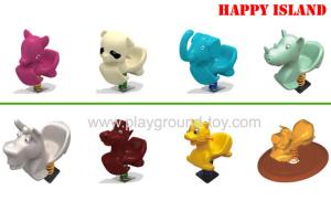 Wholesale Animal Imported LLDPE Plastic Rocking Rider For Kids Steel Spring from china suppliers
