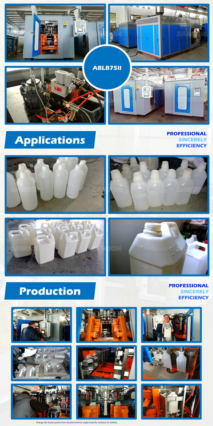 Double Head for 2L Bottle Automatic Bottle Making Machine