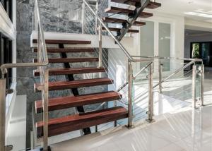 Wholesale Open Riser Steel Beam U Shaped Staircase Design Building Regulations Stairs from china suppliers