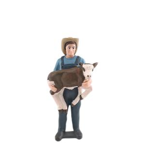 Wholesale Calf Farmer People At Work Model Toy Pretend Professionals Figurines Career Figures Toys For Boys Girls Kids from china suppliers