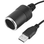 USB A Male to 12v Car Cigarette Lighter Socket Female Power Converter Cable