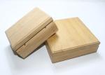 Custom Logo Wooden Crate Gift Box , Small Packaging Square Wooden Box With