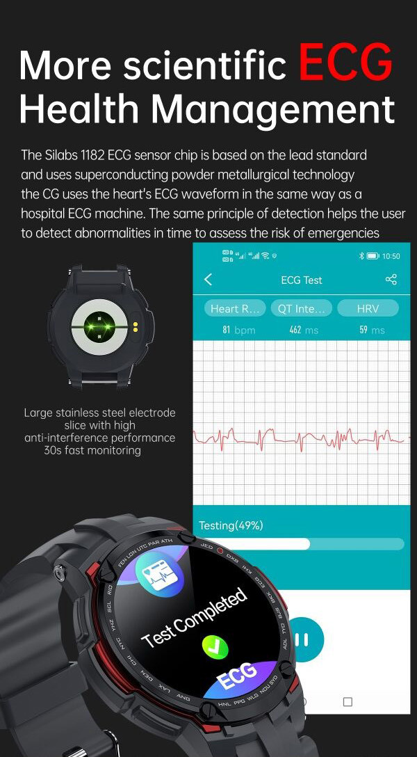 1.28inch Fitness Tracker Sport Smart Watches Nordic NRF52832