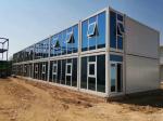 Waterproof Steel Tiny Prefab Flat Pack Container Homes Outside Prefabricated