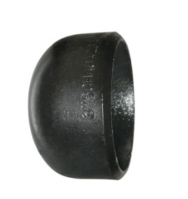 JIS G3472 Welded Carbon Steel Pipe Cap Galvanized Black Painting SCH10