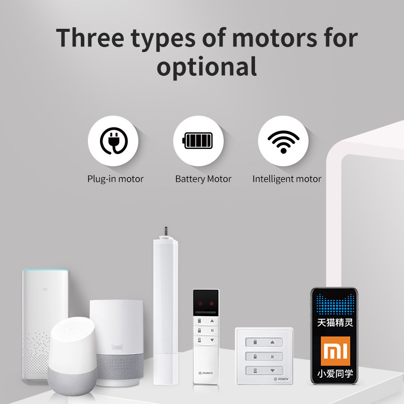 WiFi Control Smart home curtain opener Automatic Curtain Track Work with Amazon Alexa Google Home