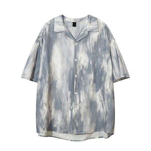 OEM maufactory Shirt short -sleeved menin Europe and the United States new loose