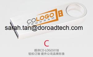 Wholesale Waterproof Metal Customized USB Flash Drives Metal Gold/Silver USB Drives Real Capacity from china suppliers