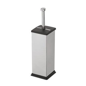 Upgraded Square Toilet Brush Set 304 chrome stainless steel brush head holders