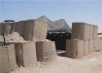 Professional Hesco Bastion Barrier For Bridge Protection / Flood Bank