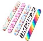 Colorful Disposable Nail Files Custom Print Eco Friendly For Professional Beauty
