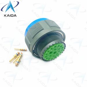 Wholesale Threaded MIL-DTL-38999 Series 3 Receptacle 23 Copper Alloy Crimp Contact Gold Finish 7A.D38999/26WE99PA.8D series from china suppliers