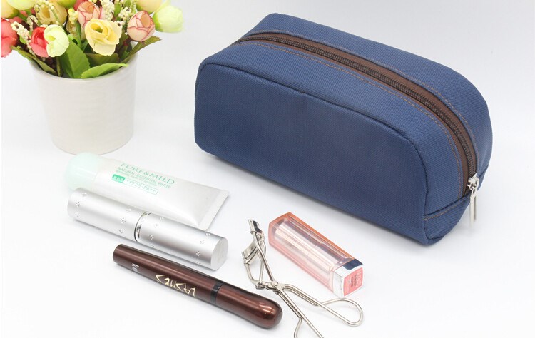 Factory direct wooden pen box case for school canvas wool felt wooden pen case