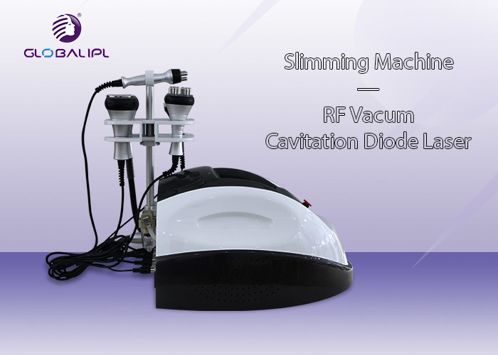 Ultrasonic Cavitation Slimming Machine / rf vacuum 5 in 1 cavitation body slimming machine