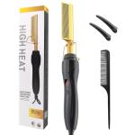 Curlin Private Label Fast Hair Straightener Pressing Electric Hot Comb - ABS